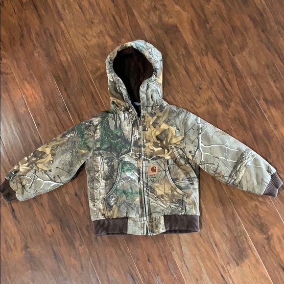 Boys Carhartt Realtree Camo Jacket 